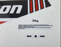 Johnson 9.9HP Two Stroke 1991 Outboard Decal Kit